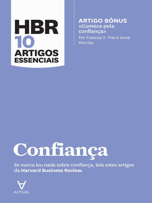 cover image of HBR 10 Artigos Essenciais--Confiança